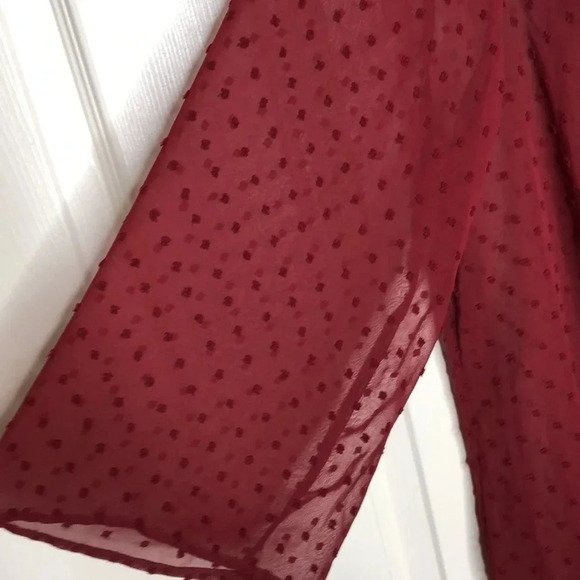 STYLE & Co. Swiss Dot Blouse With Cami - Picture 3 of 7